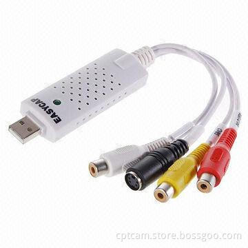 EasyCAP DC60++ Video Capture V3.1B for Apple's Mac OS, XP, Vista, Real-Time Video Graber